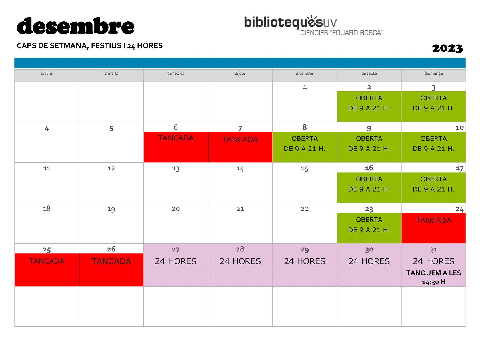 Calendario